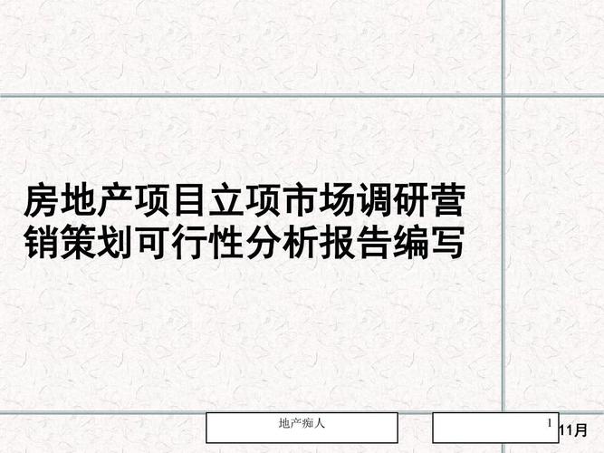 房地产项目立项市场调研营销策划可行性分析报告编写培训讲义 市场营销策划核心框架与实战要点